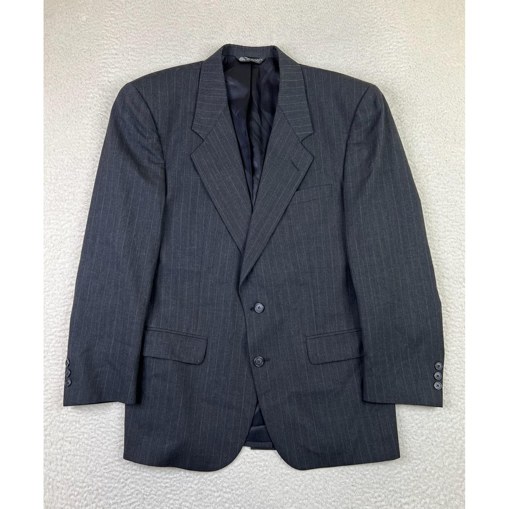 Christian Dior Monsieur Blazer Mens 40 Long Wool Sport Coat Jacket USA Pinstripe